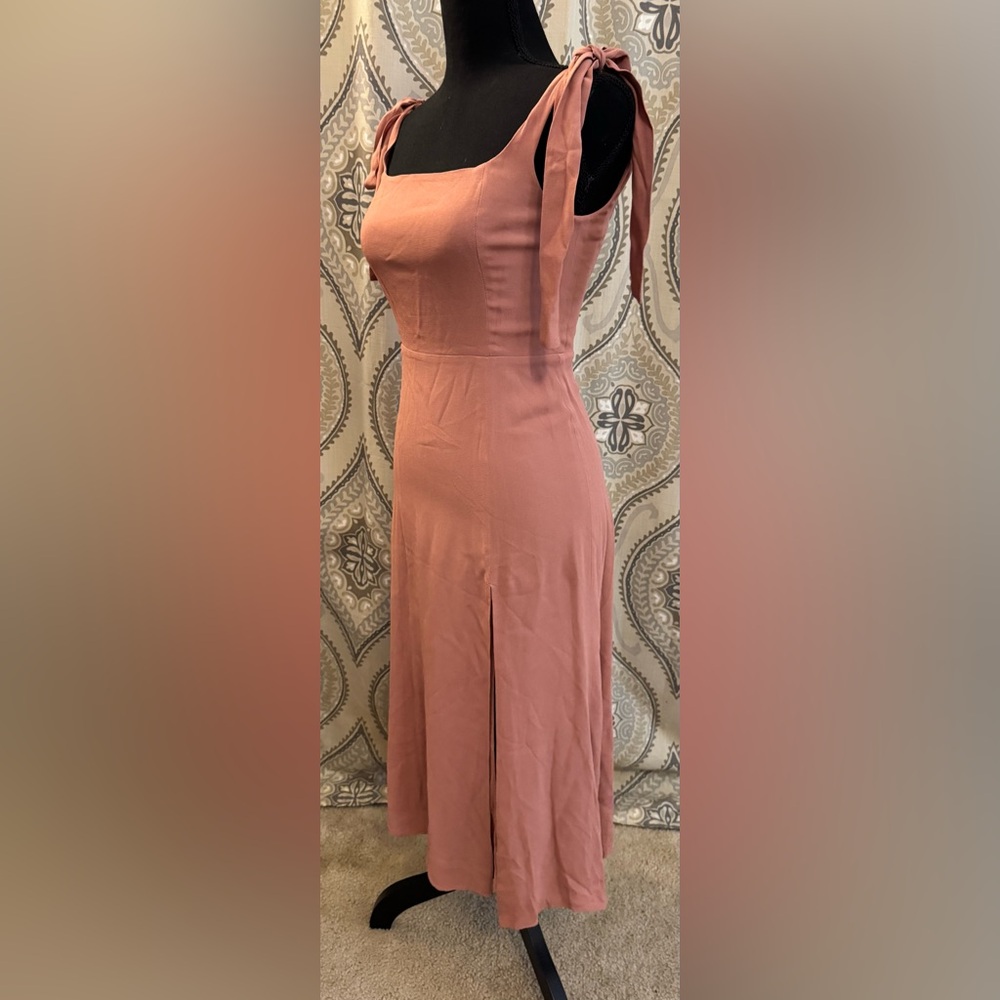 Reformation Twilight Midi Dress - Praline - Size 0 - Excellent Condition - Picture 2 of 7
